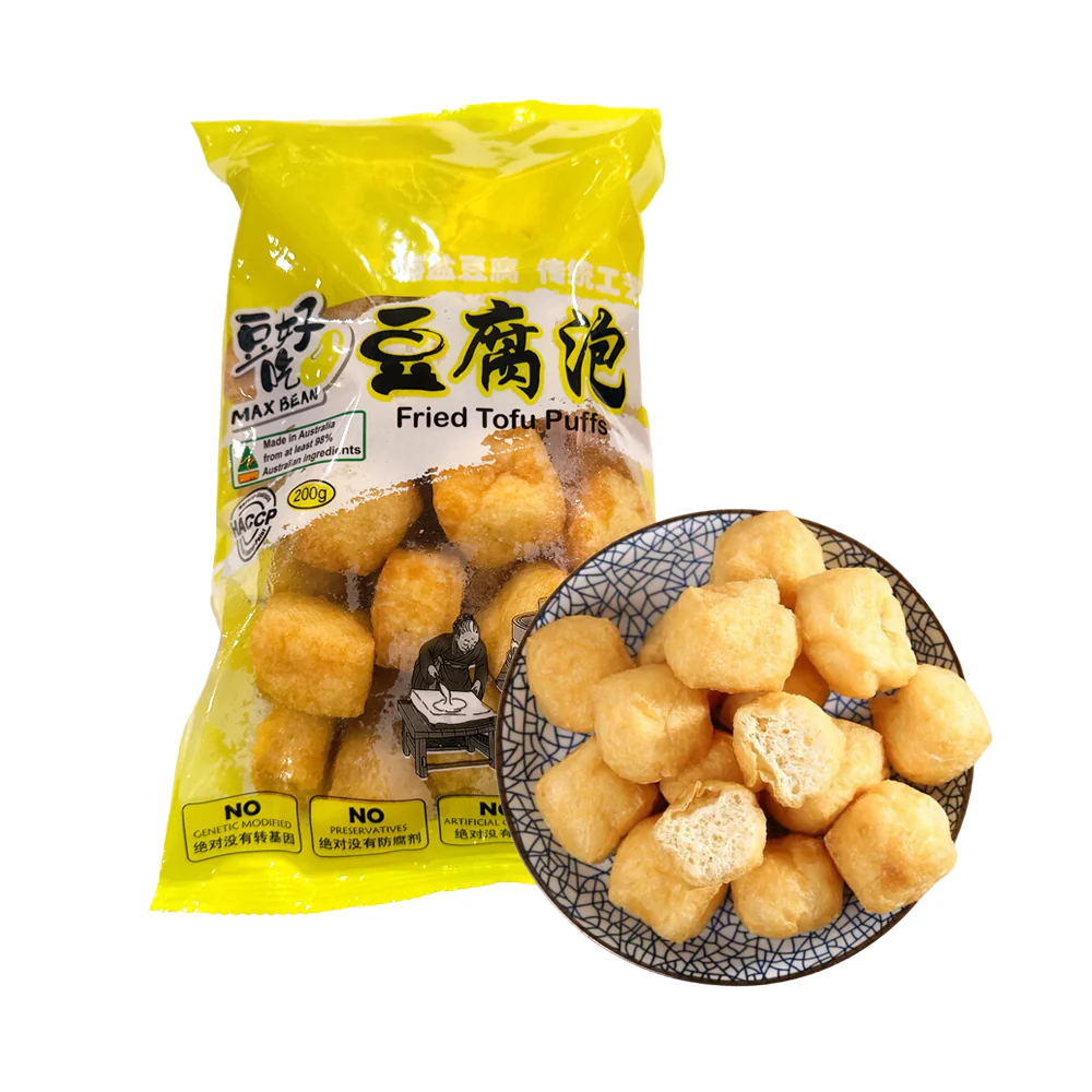 Max Bean Fried Tofu Puffs 200g