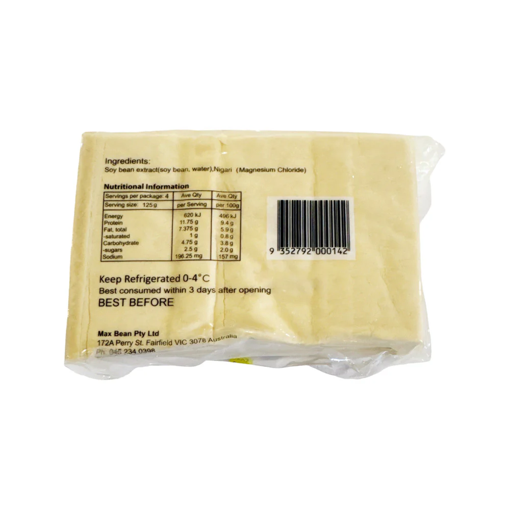 Max Bean Original Hard Tofu 500g - Image 2