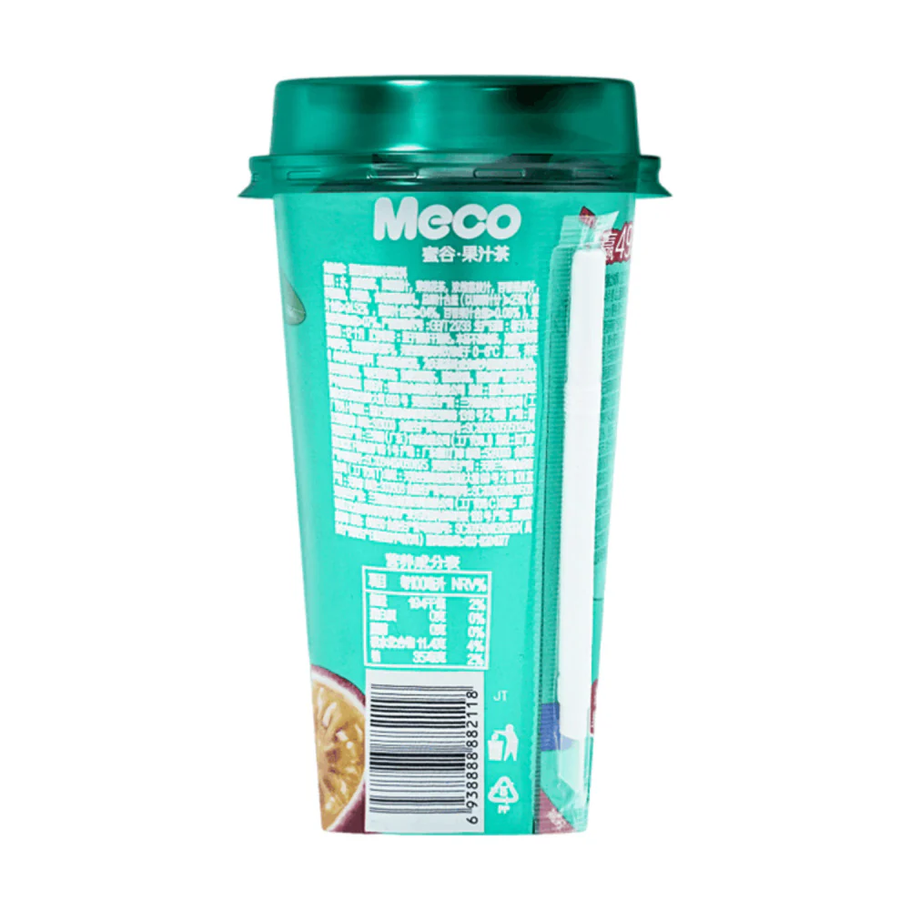 Meco Lychee & Passionfruit Juice Tea 400ml - Image 2