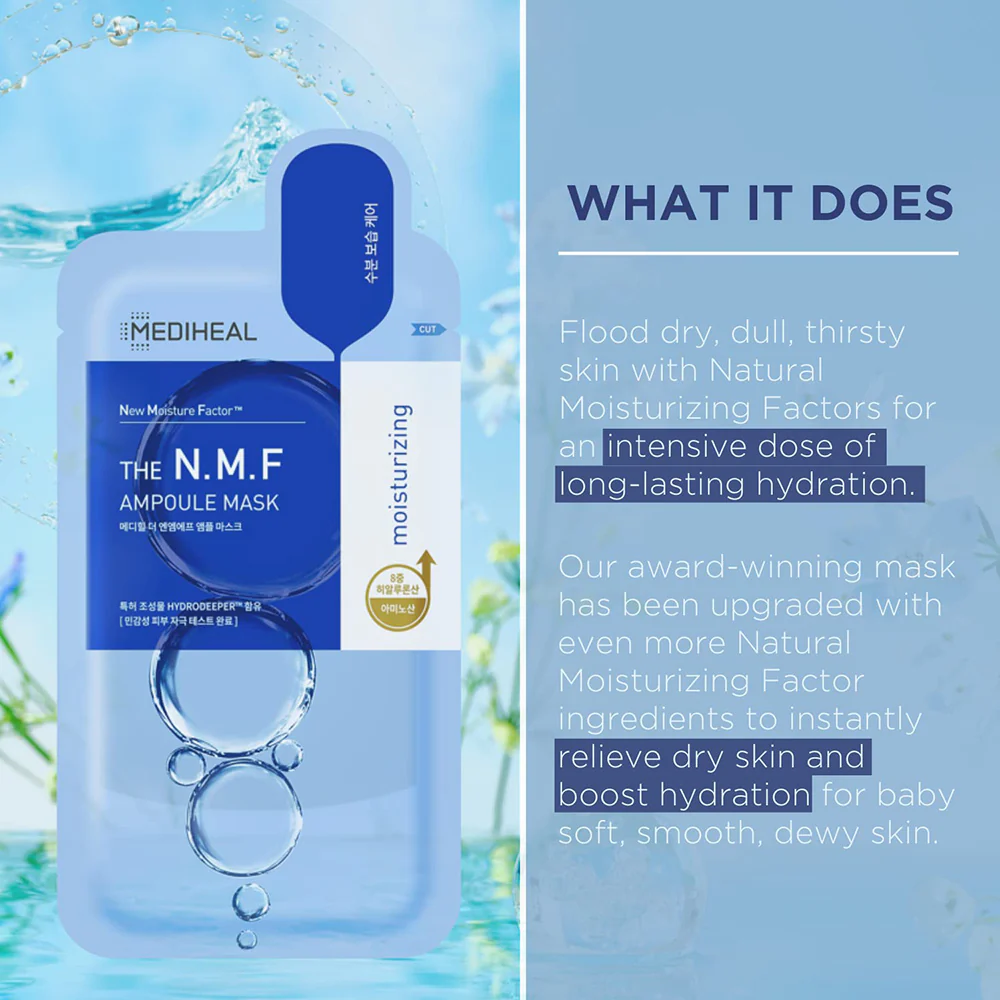 Mediheal N.M.F Ampoule Mask - 27ml, 10 Sheets - Image 5