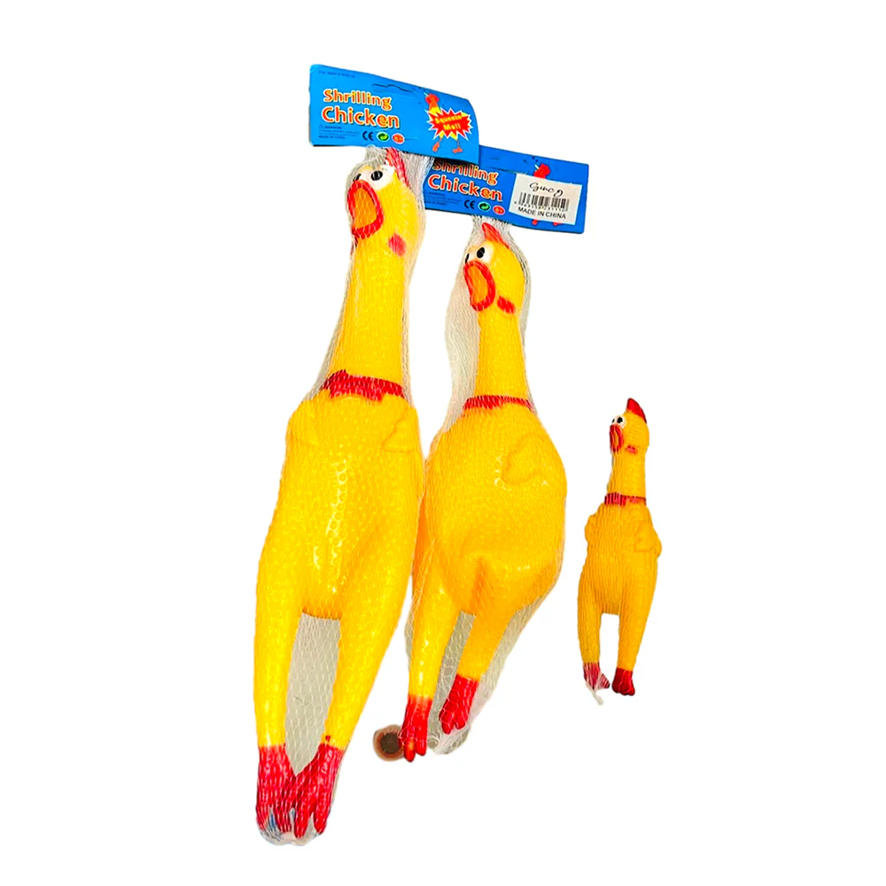 Medium Screaming Chicken Toy - 29cm - Image 3