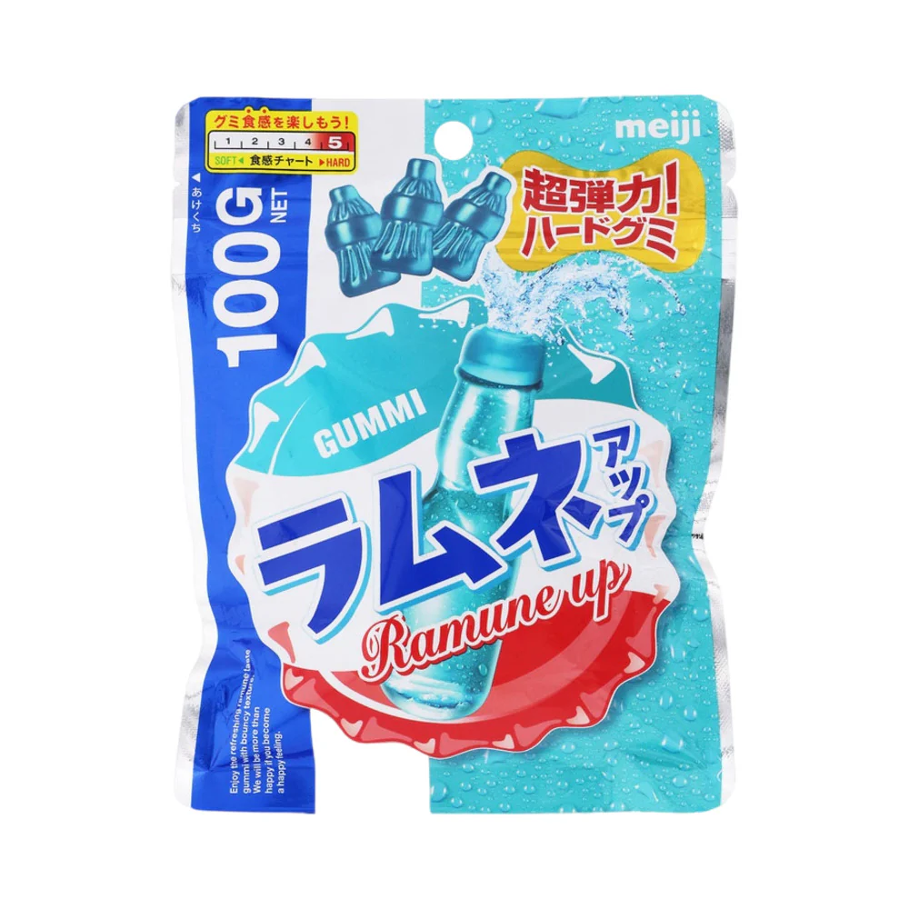 Meiji Ramune Up Soda Gummy Candy 100g