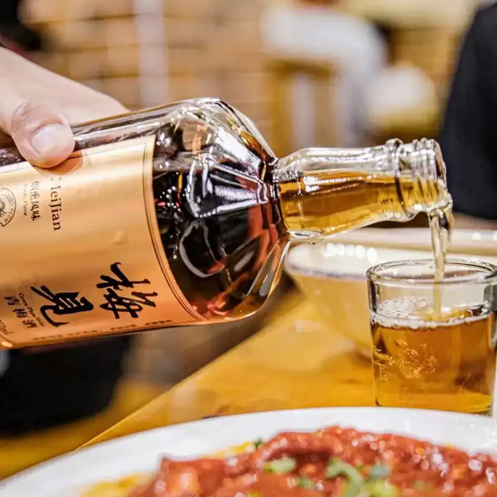Meijian Smoked Green Plum Wine 14% 750ml - Image 2