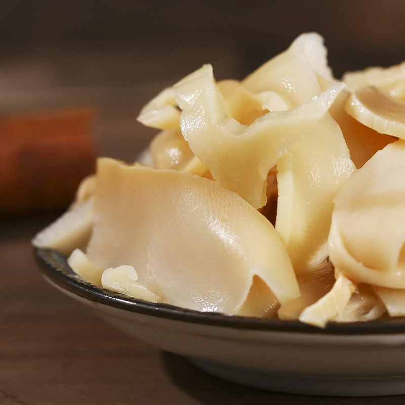 Meishizan Fresh Bamboo Shoots Slices - 330g - Image 2