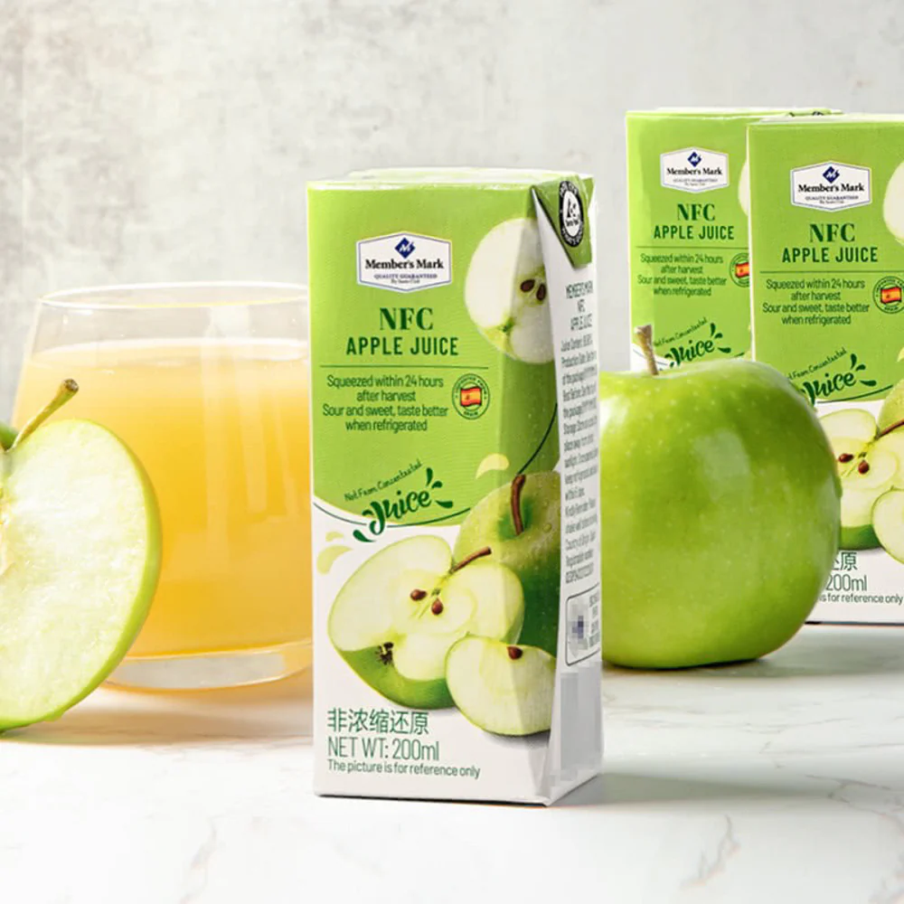 Member's Mark NFC Apple Juice 200ml x 30 Pack – Limited Import - Image 2
