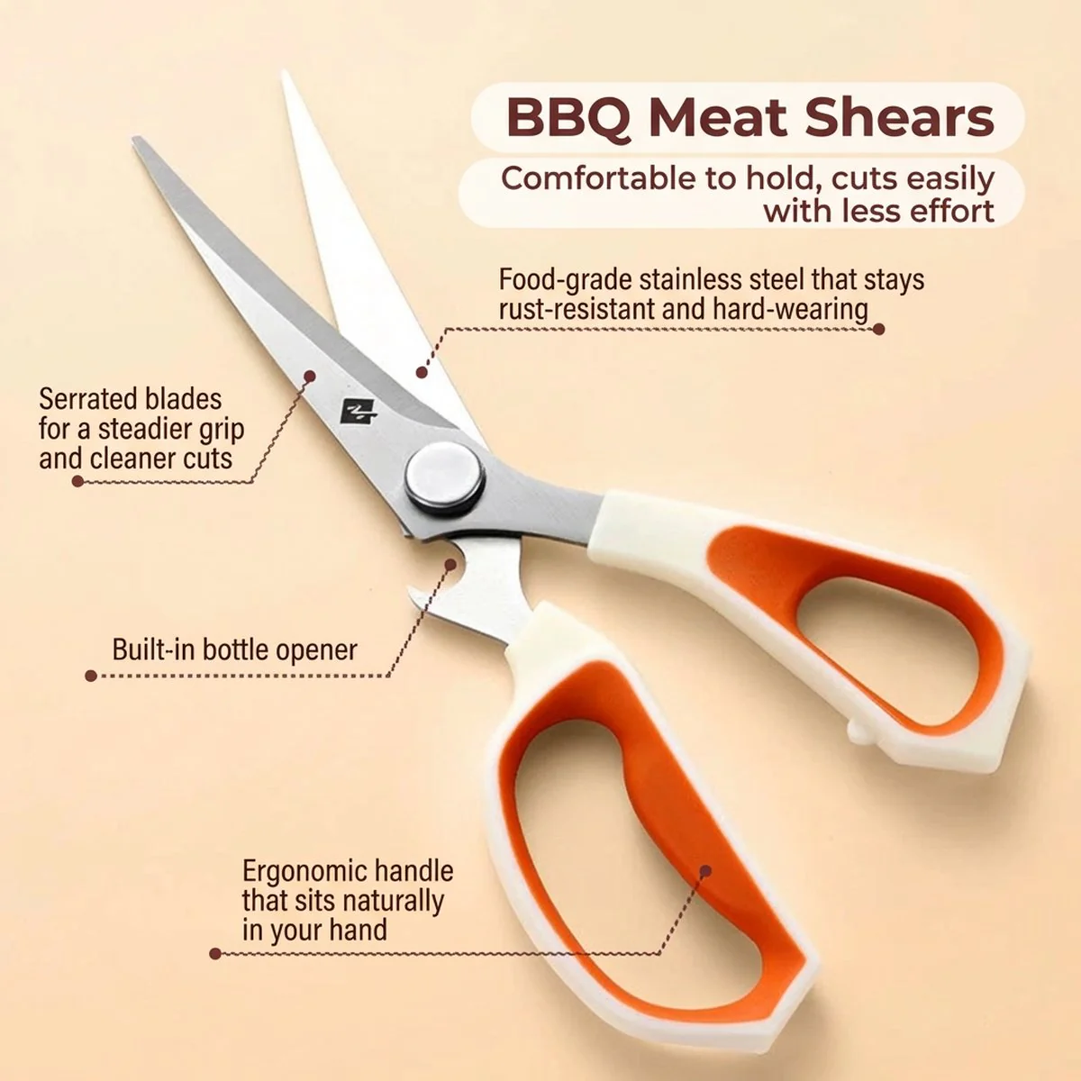 Member's Mark 12-Function Kitchen Scissors Set – 2 Pieces - Image 4