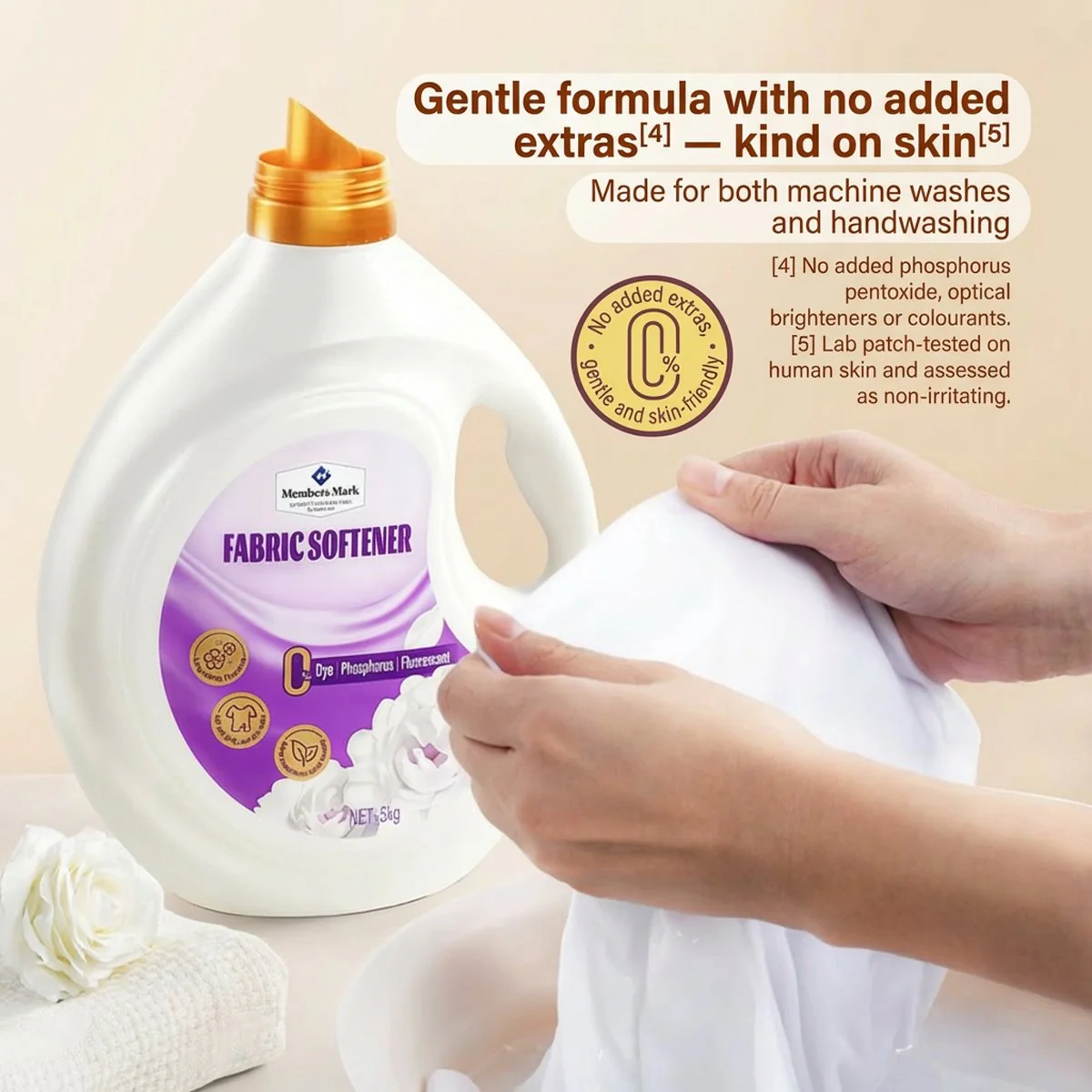 Member's Mark Fabric Softener – Tuberose Blossom 5kg – Limited Import - Image 2