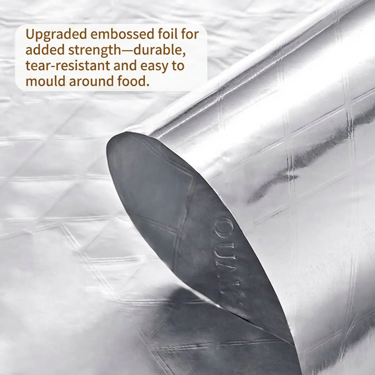 Member's Mark Heavy-Duty Aluminum Foil 50m × 2 Rolls – Food-Grade Foil for Baking, Grilling & Freezing - Image 5