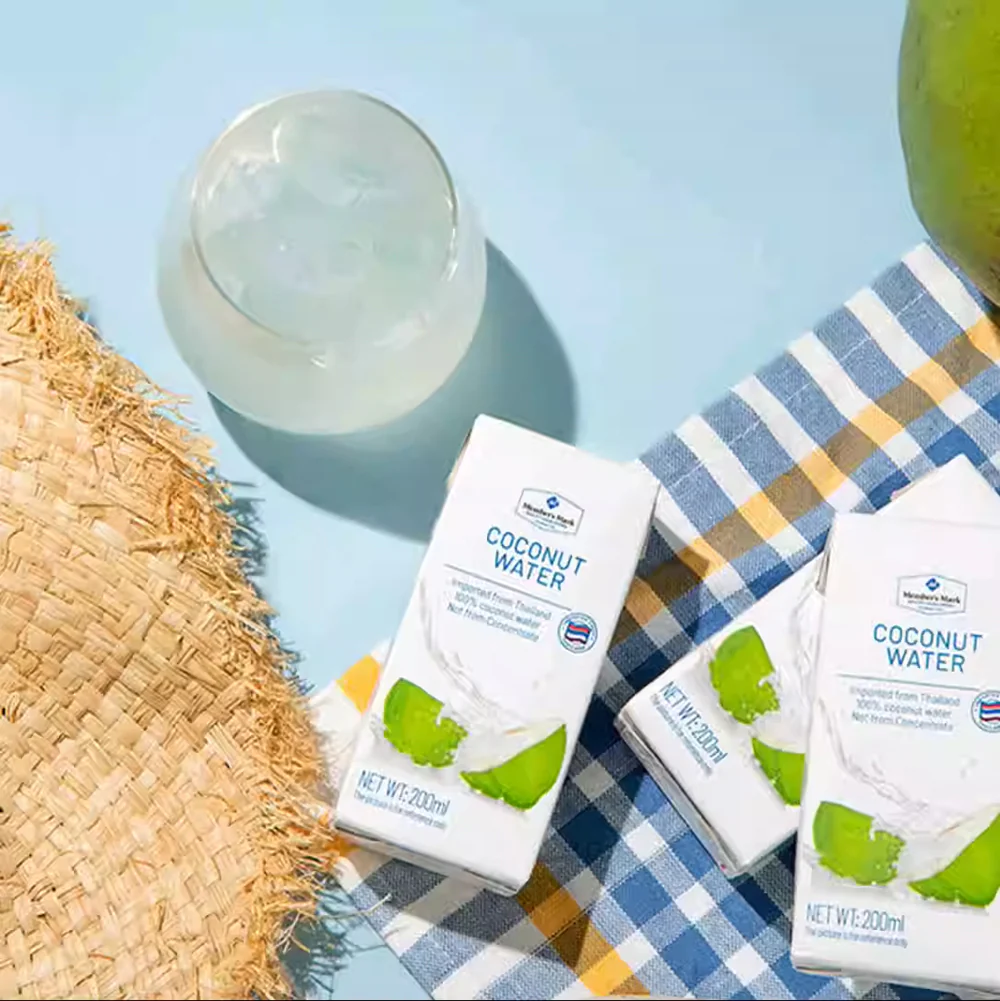 Member's Mark 100% Coconut Water (Not from Concentrate) 200 ml x 24 - Limited Import - Image 5