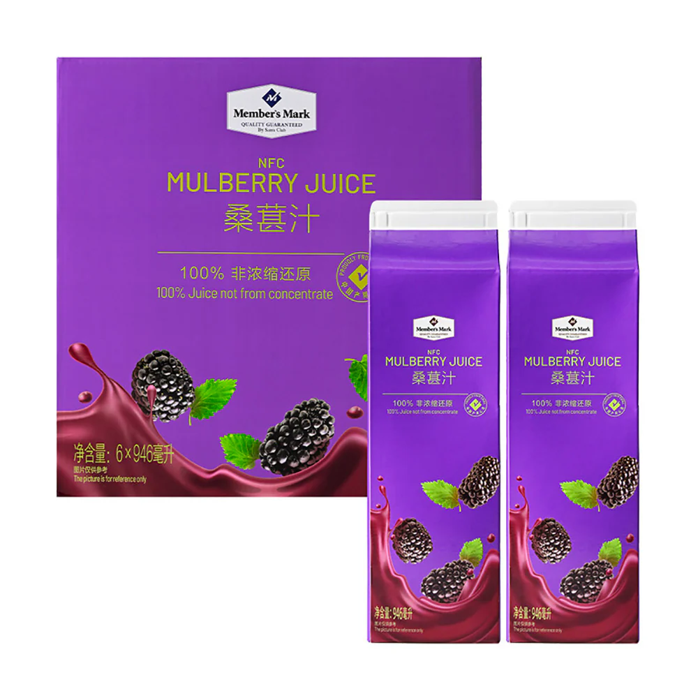 Member's Mark Mulberry Juice 946ml - Pack of 6