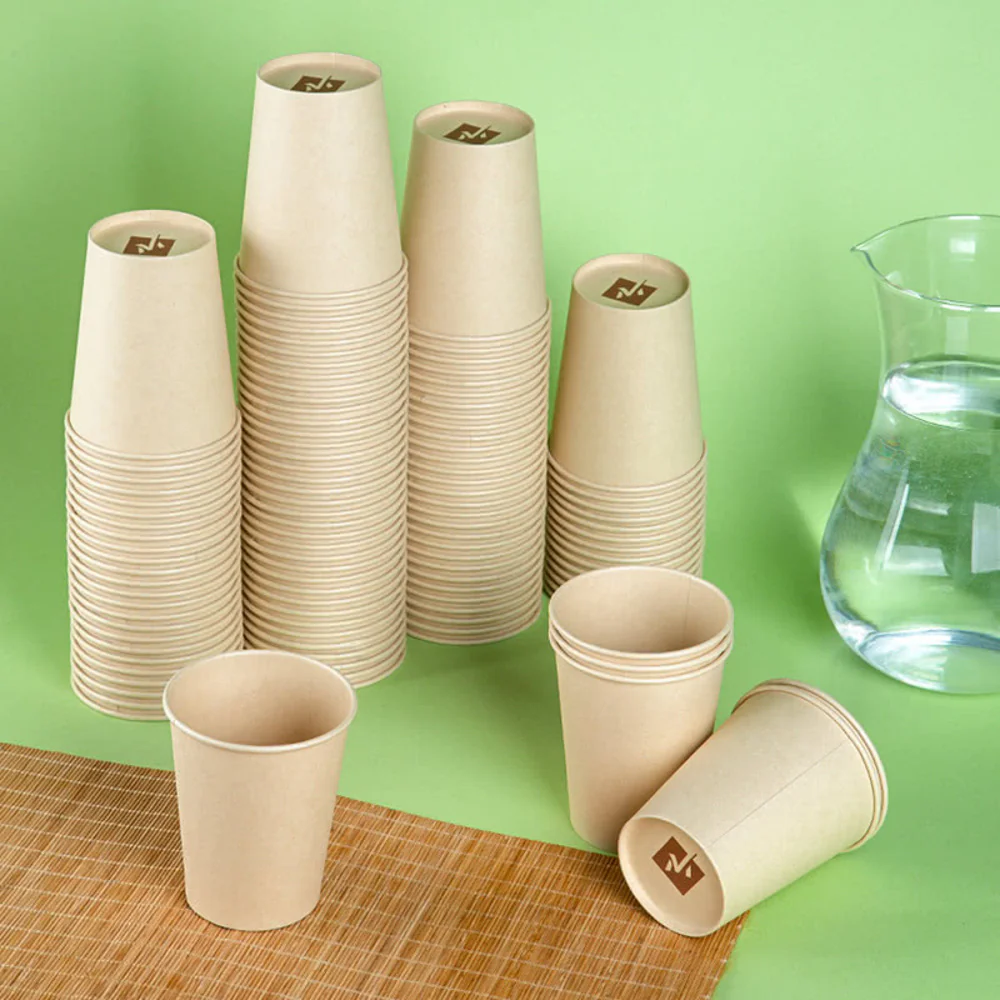 Member's Mark Natural Color Disposable Paper Cups 250 ml – Pack of 300 - Image 3