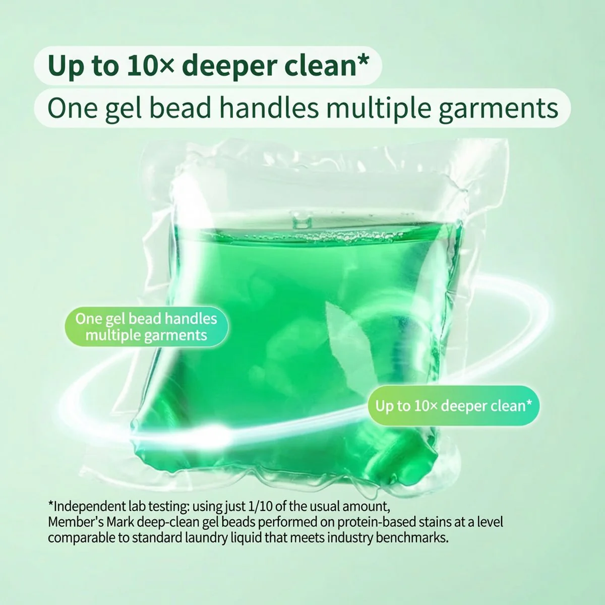 Member's Mark Ultimate Clean Laundry Detergent Pacs – Siberian Fir Scent, 168 Pods (2.35kg) - Image 3