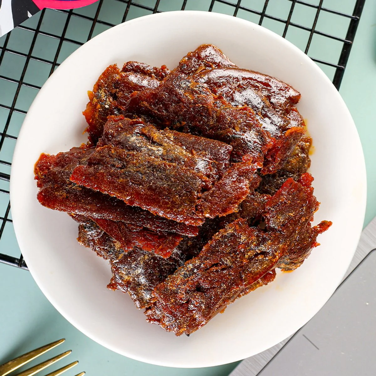 Mengdazui Hand-Torn Ribbonfish Snack – Spicy Flavor 80g - Hot & Savory Fish Jerky - Image 2