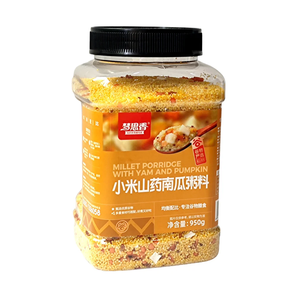 Mengsixiang Millet Porridge with Yam & Pumpkin 950g – Limited Import