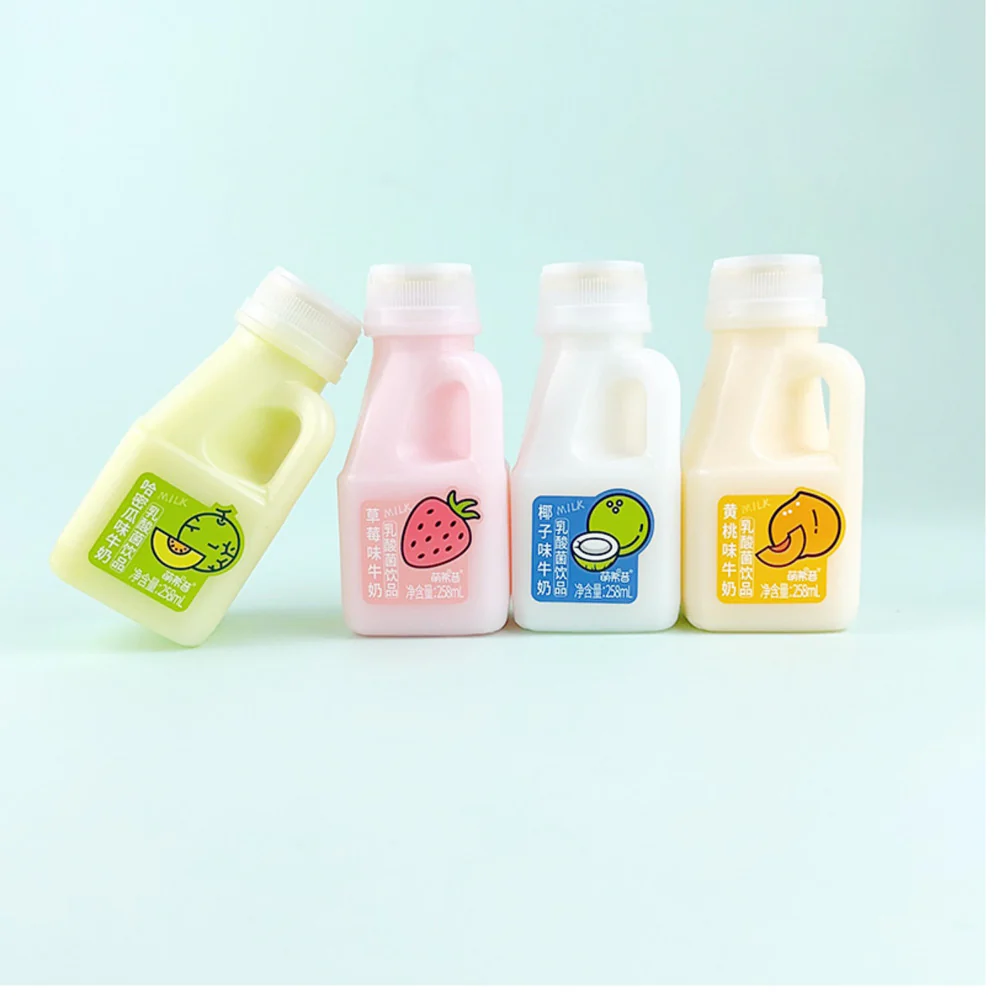 Mengxixi Mini Jug Strawberry Probiotic Milk Drink 258ml - Image 2
