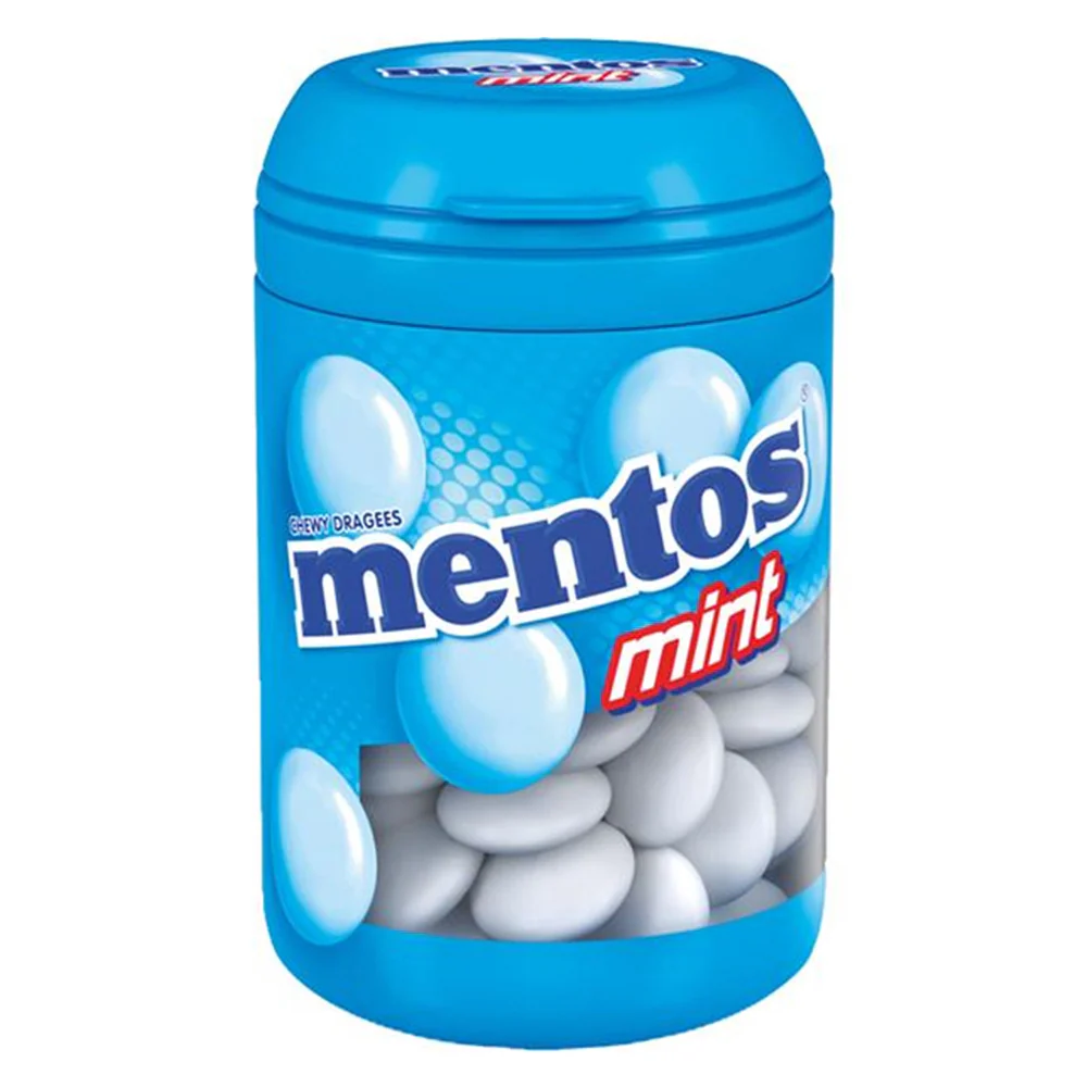 Mentos Mint Chewy Dragees - 100g