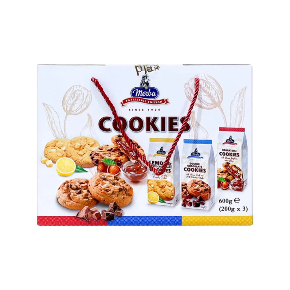 Merba Assorted Cookies Gift Box 200g x 3 – Limited Import