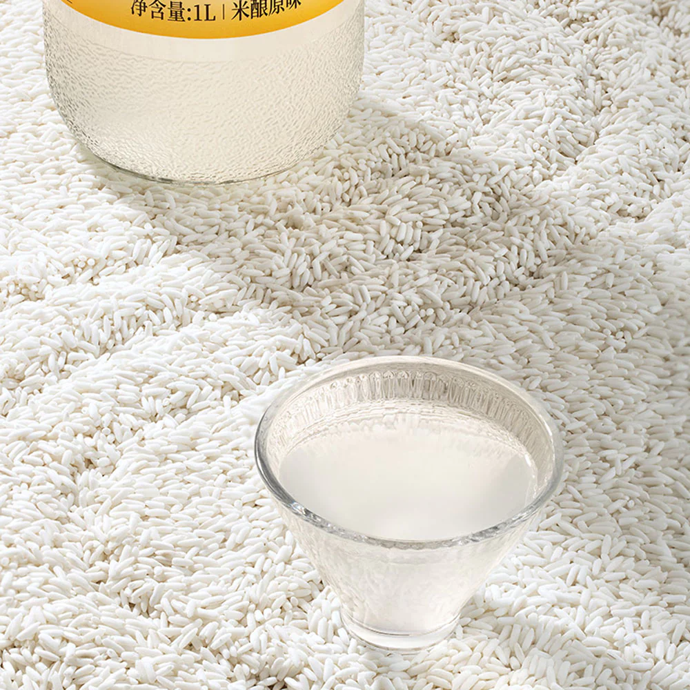 Mi Popo Pure Brewed Sweet Fermented Rice Drink (Original) – 1L - Traditional Jiu Niang Rice Wine Beverage - Image 3
