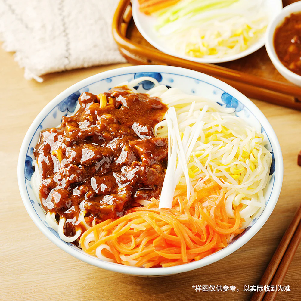 Miao Yan Old Beijing Zhajiangmian 300g x 6 Packs – Limited Import - Beijing-Style Soybean Paste Noodles - Image 3