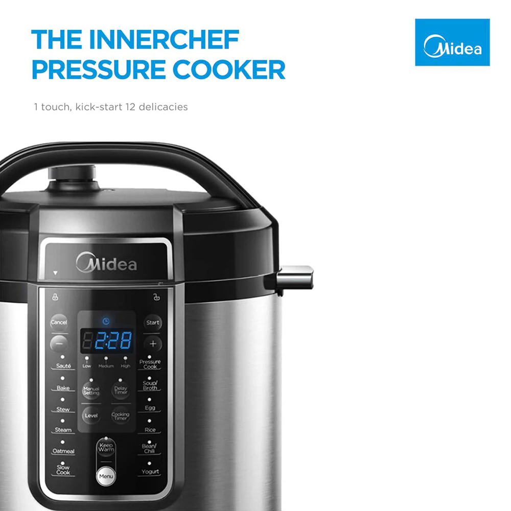 Midea Pressure Cooker 5.7L - Dishwasher Safe - Image 2