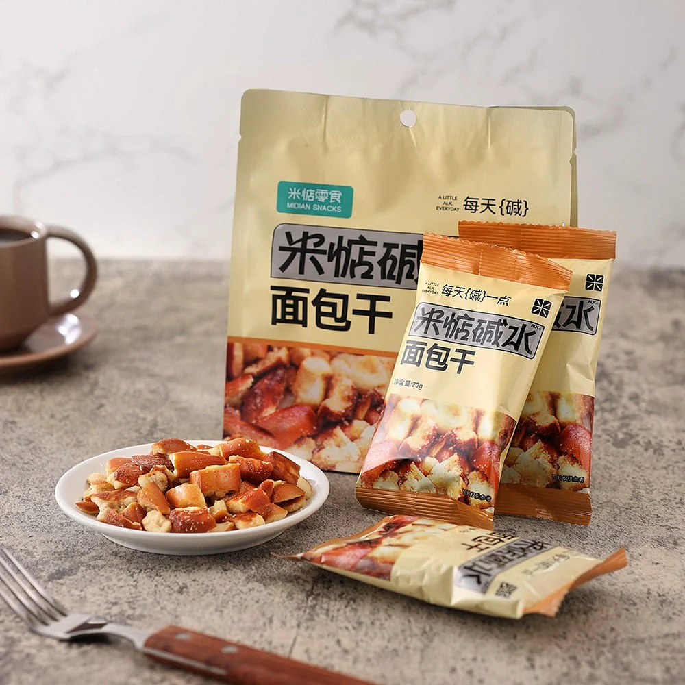 Midian Sea Salt Caramel Bread Crisps 100g - Pretzel-Style Lye Bread Rusks - Image 3