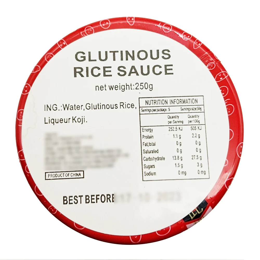 Mi Popo Sweet Fermented Glutinous Rice (Jiu Niang) 250g - Image 3