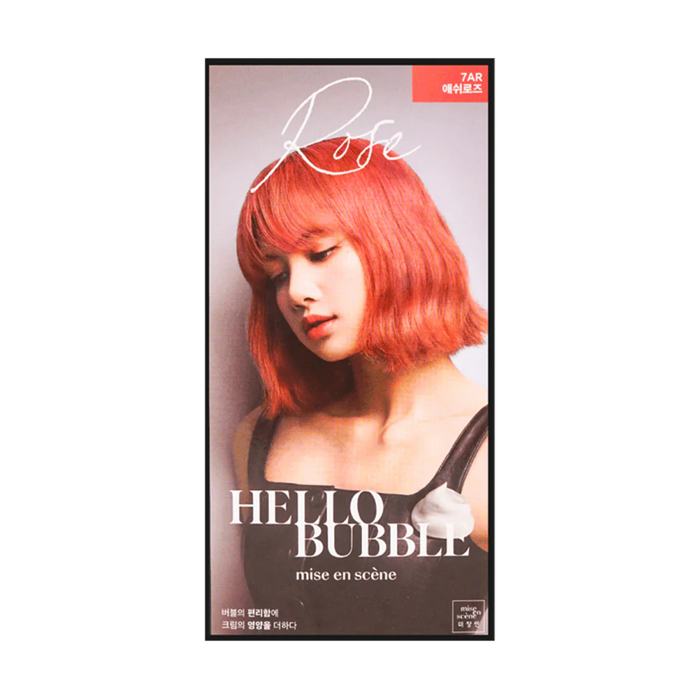 Mise en Scene Hello Bubble Foam Hair Dye - Rose Pink - Image 2
