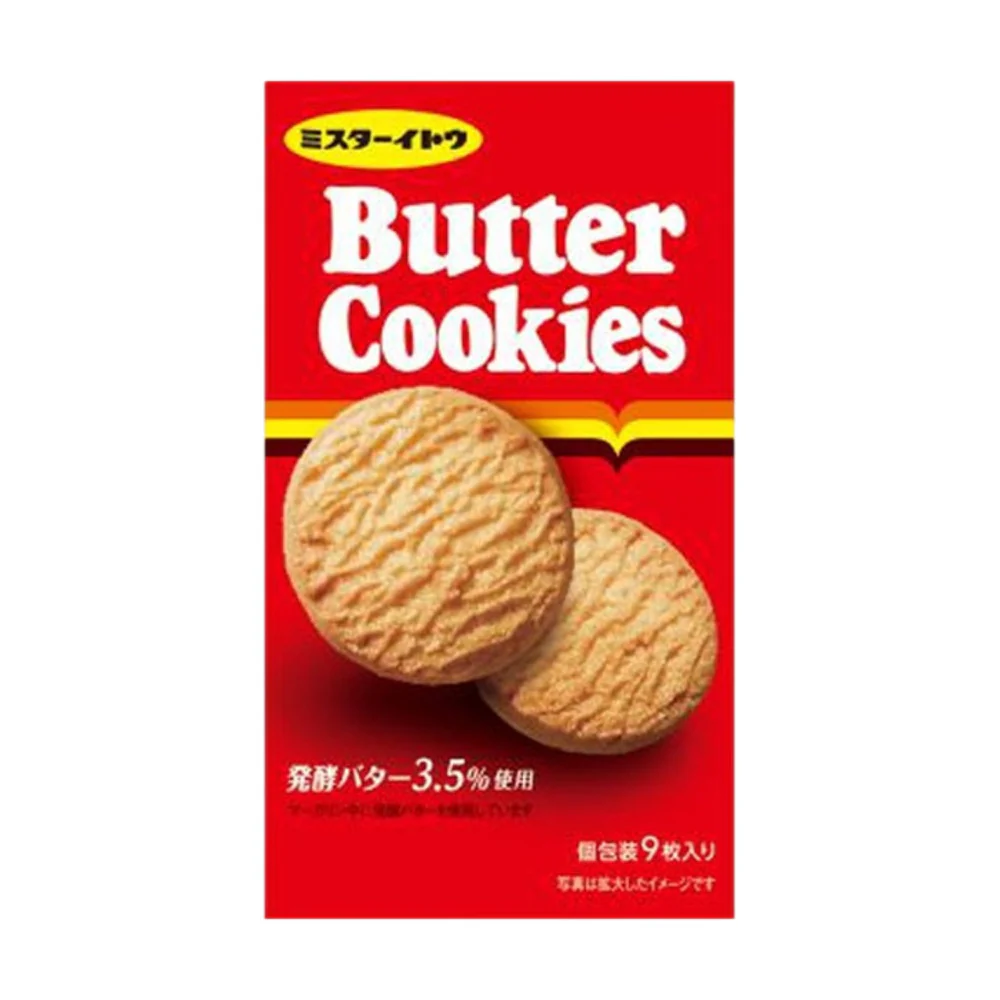 Mister Ito Butter Cookies 102g (9 Pieces)