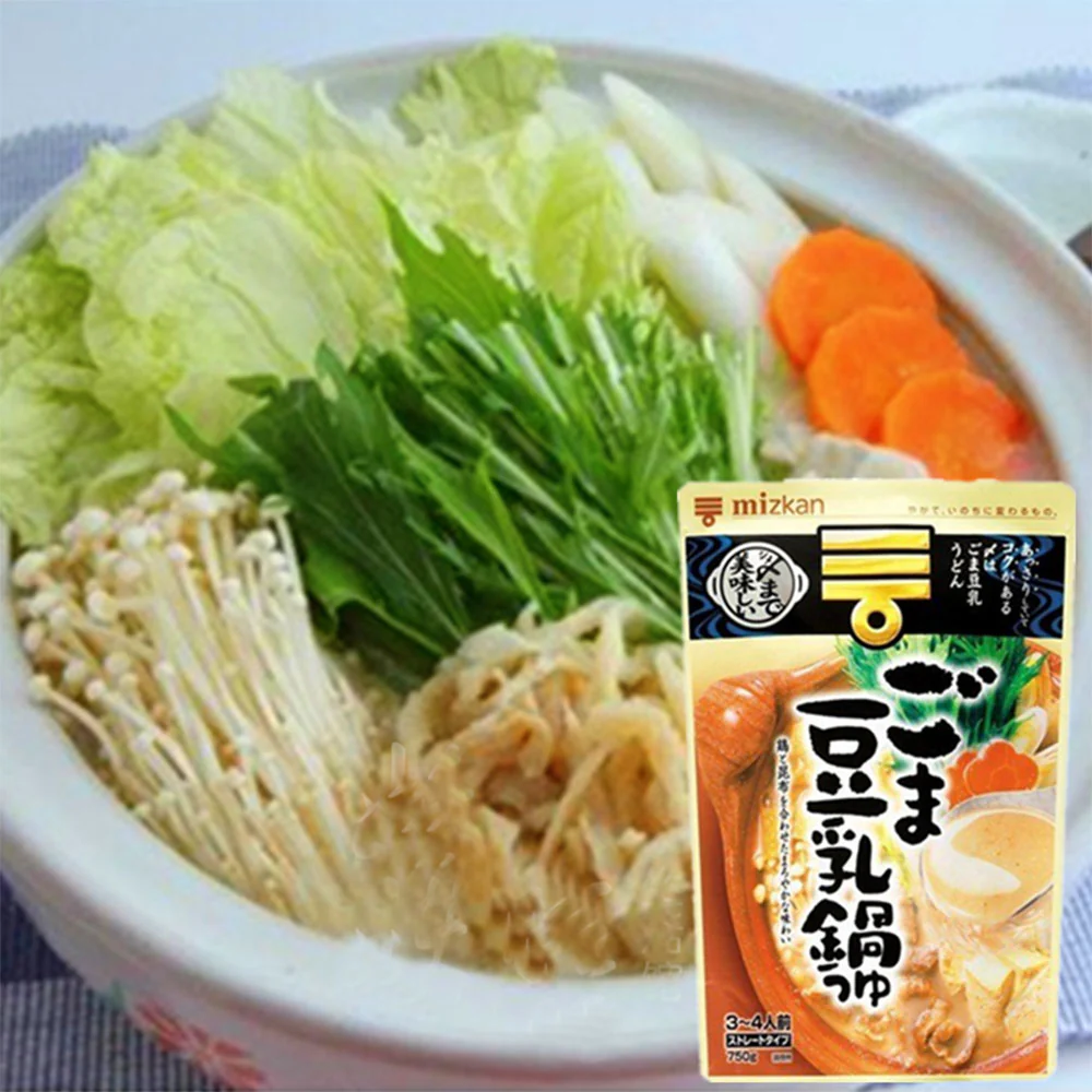 Mizkan Sesame Soy Milk Hot Pot Soup Base - 750g - Image 3