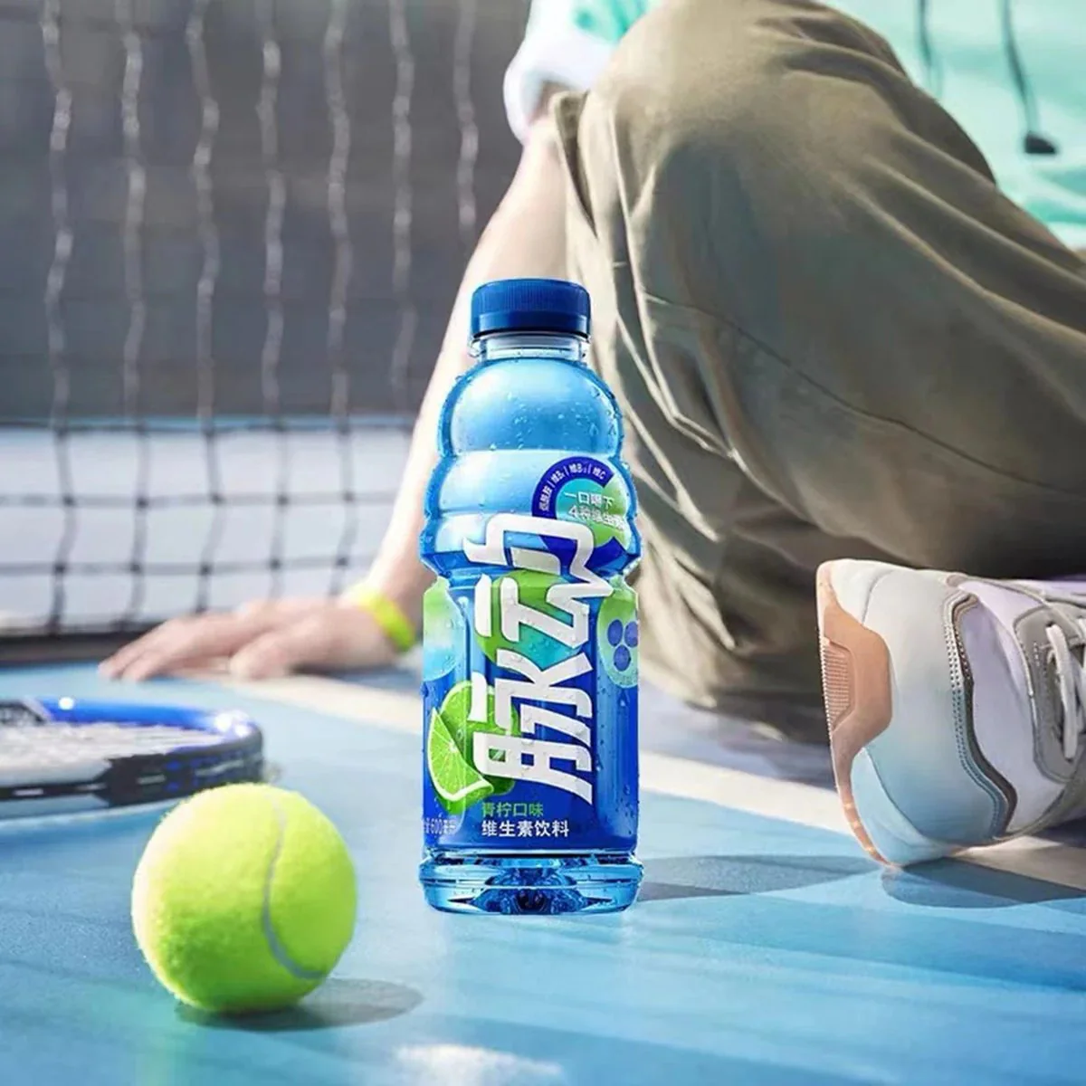 Mizone Lime Flavor Vitamin Drink - 600ml x 15 Bottles/Box - Image 2
