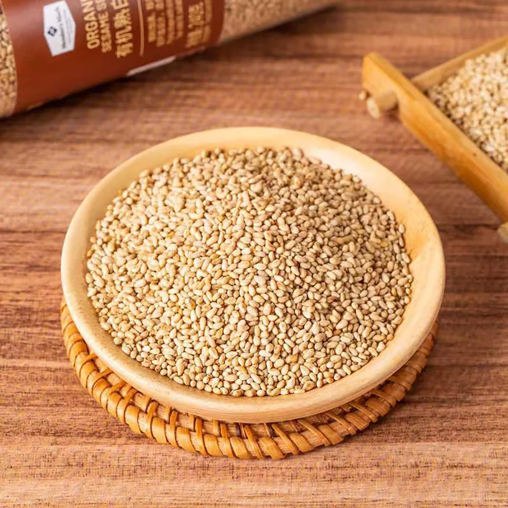 MM Organic Roasted White Sesame Seeds - 240g x 2 Bottles - Image 2