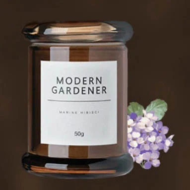Modern Gardener Series Postbox Scented Candle - Marine & Hibiscus - Image 2