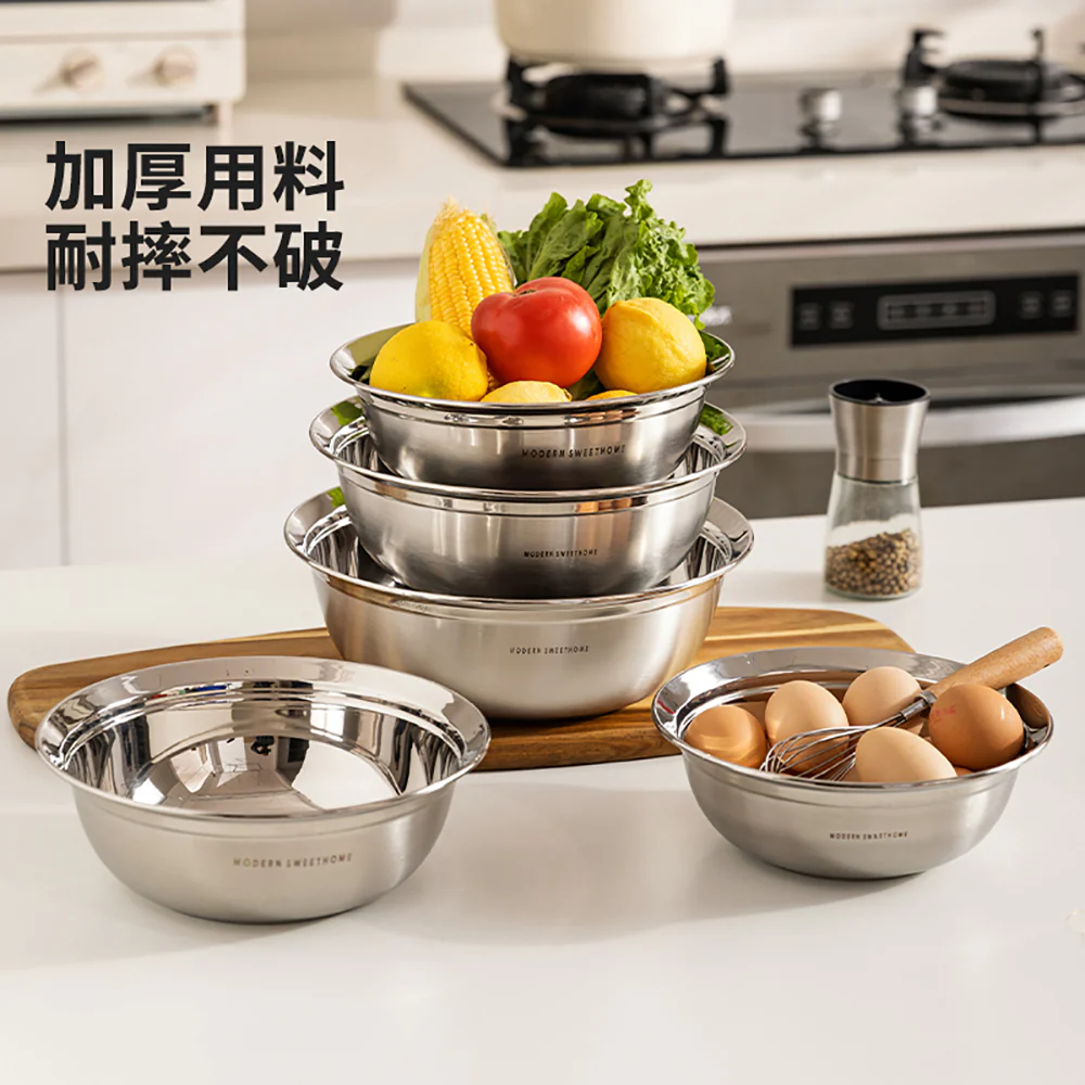 Modern SweetHome 316 Stainless Steel Thickened Children's Bowl - 14cm - Image 4