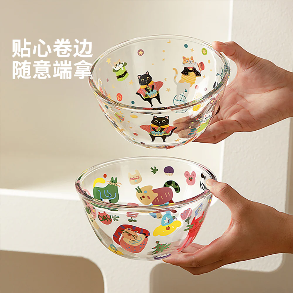 Modern SweetHome 5-Inch Salad Bowl - Colorful Holiday - Image 3