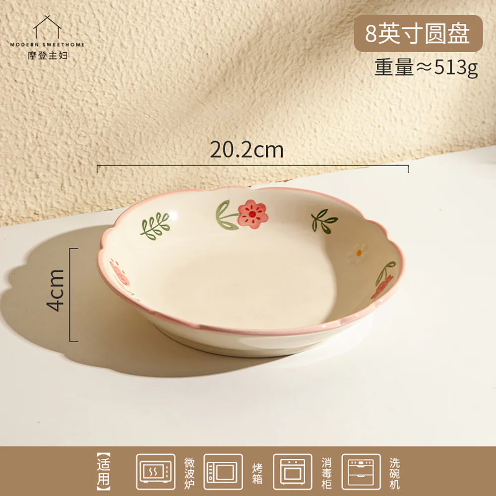 Modern SweetHome 8-Inch Round Plate - Image 4