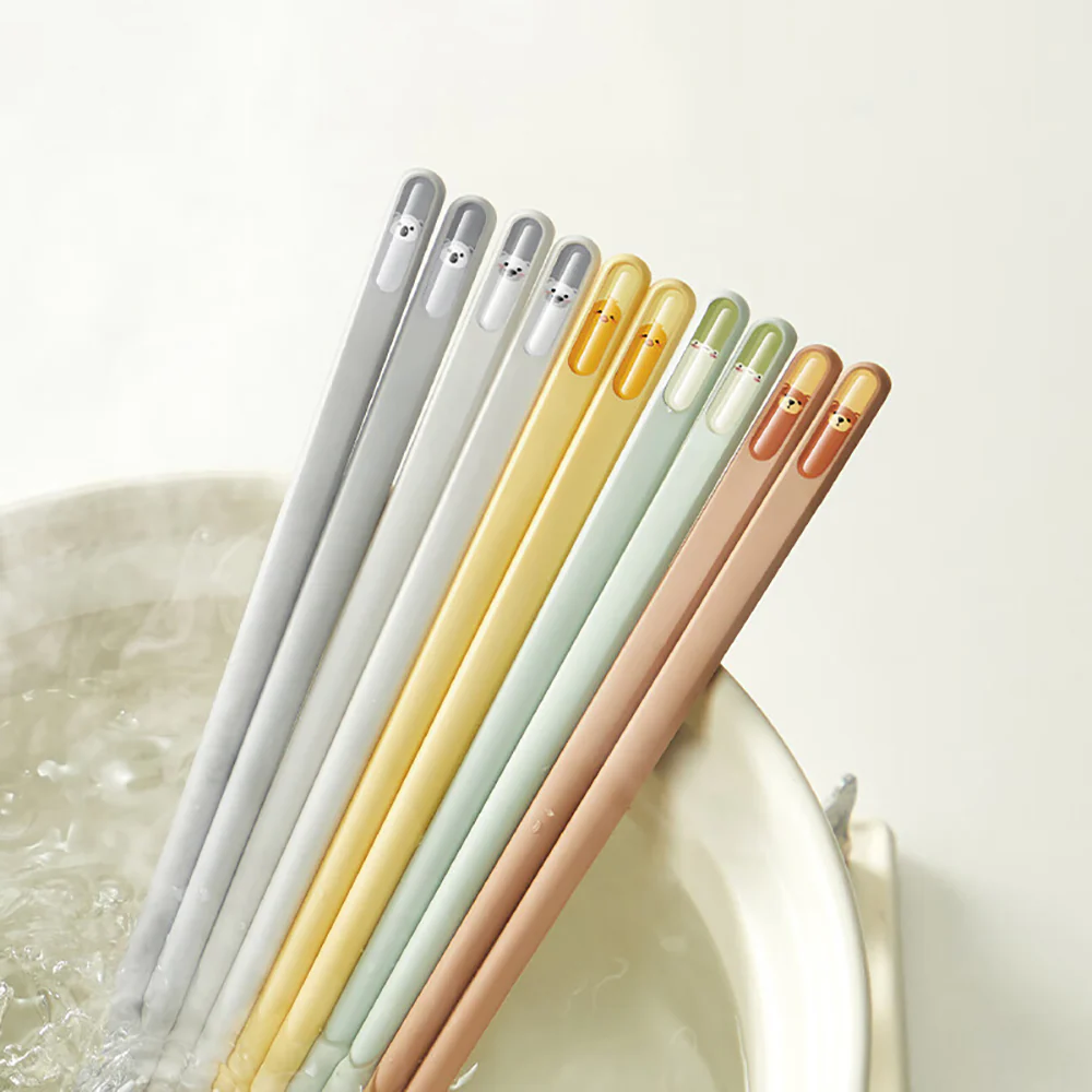 Modern SweetHome 99.9% Antibacterial Alloy Chopsticks Family Pack B - 5 Pairs - Image 3