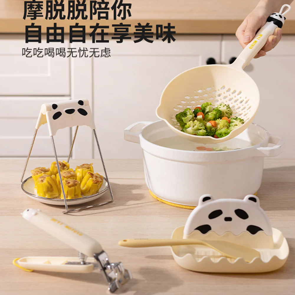 Modern SweetHome Anti-Scald Plate Lifter - Panda Design - Image 2