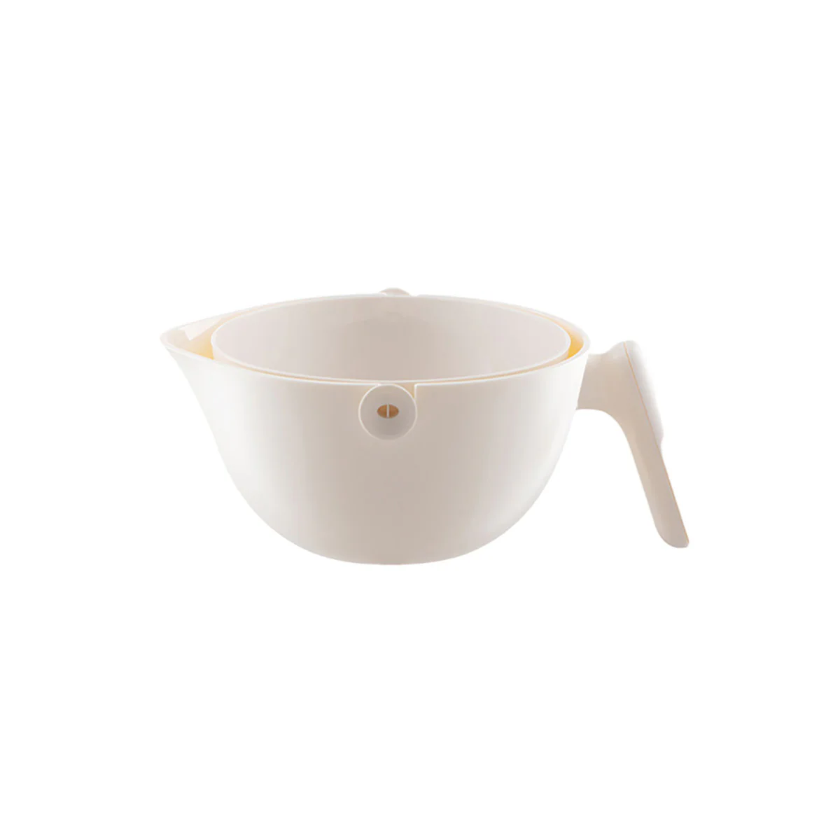 Modern SweetHome Bird-Shaped Colander - Cream White