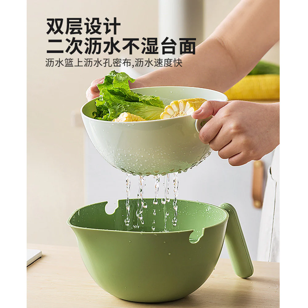 Modern SweetHome Bird-Shaped Colander - Cream White - Image 2