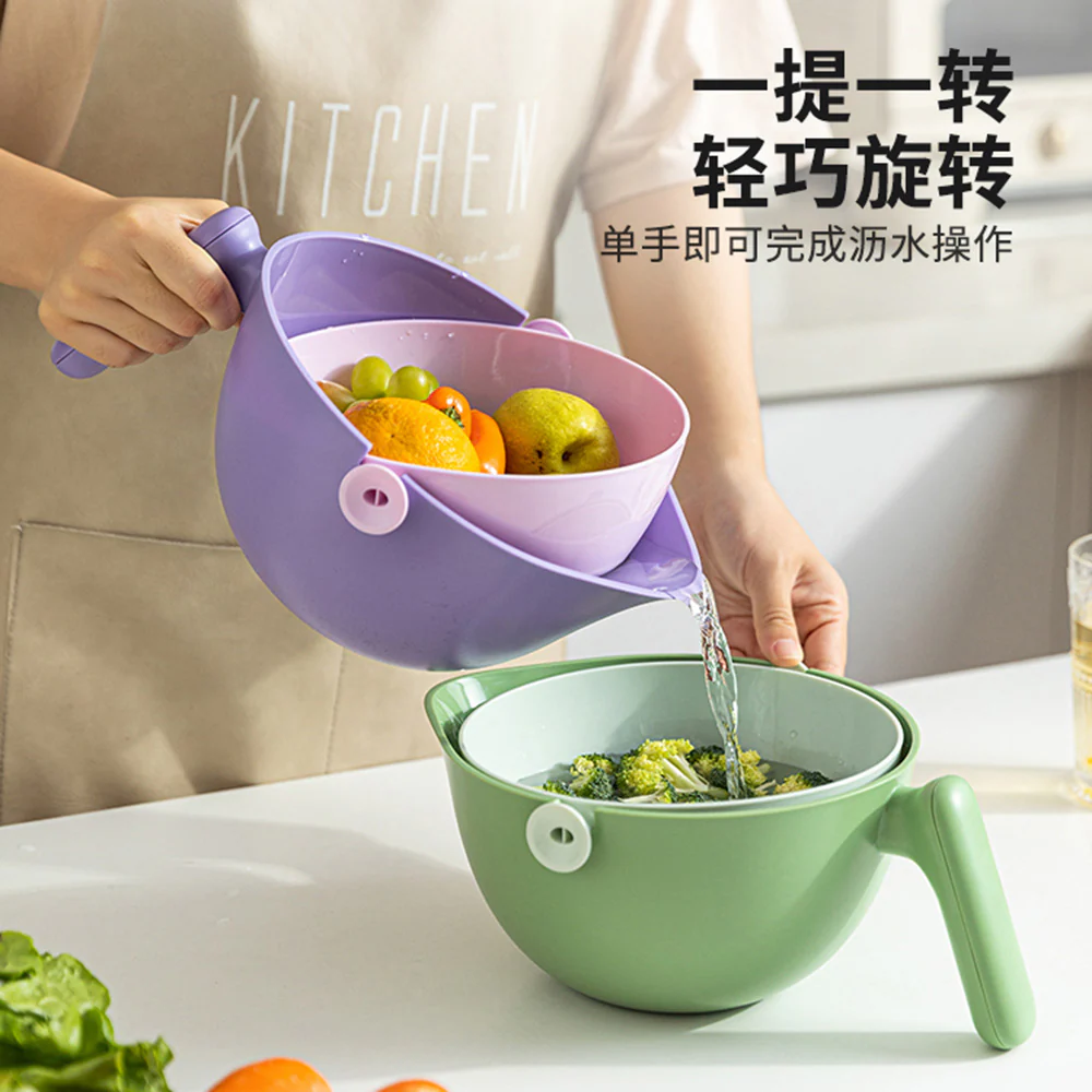 Modern SweetHome Bird-Shaped Colander - Cream White - Image 3