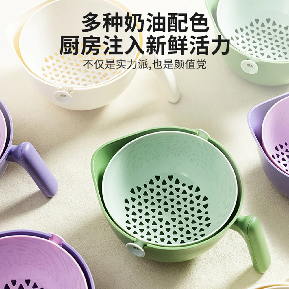 Modern SweetHome Bird-Shaped Colander - Cream White - Image 4