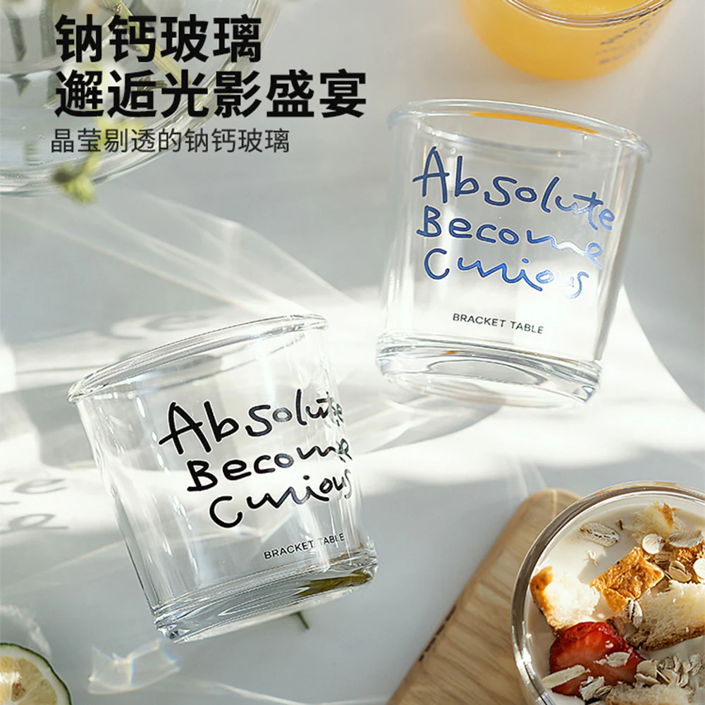 Modern SweetHome Blue French Glass Cup - 400ml - Image 2