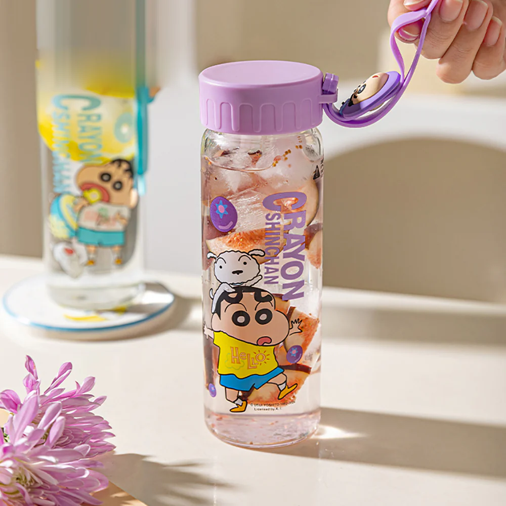 Modern SweetHome Crayon Shin-chan Fruit Cup Green 350ml - Image 2