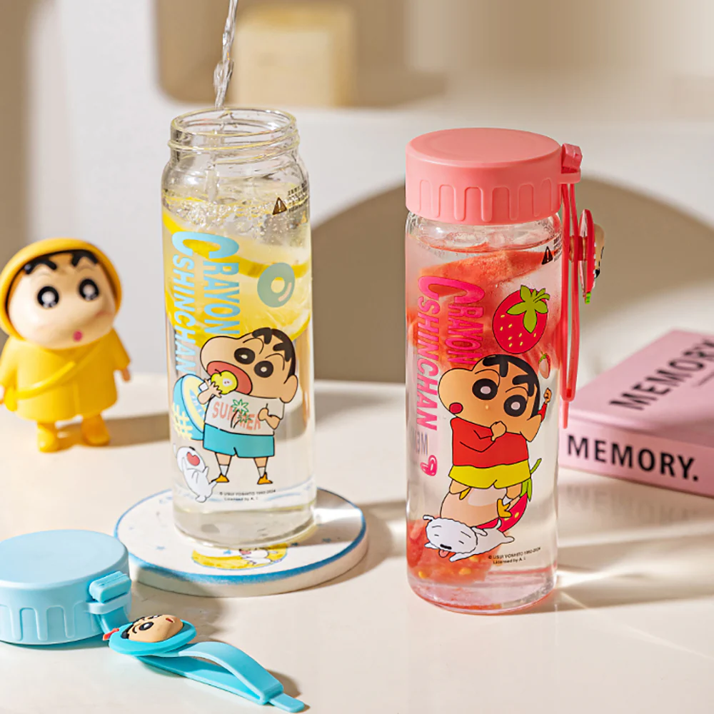 Modern SweetHome Crayon Shin-chan Fruit Cup Green 350ml - Image 4