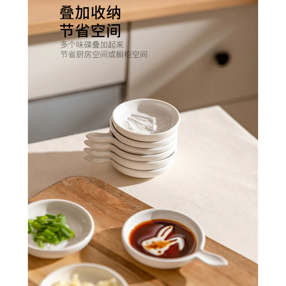 Modern SweetHome Cute Animal Sauce Dishes - Set of 4 - Image 4