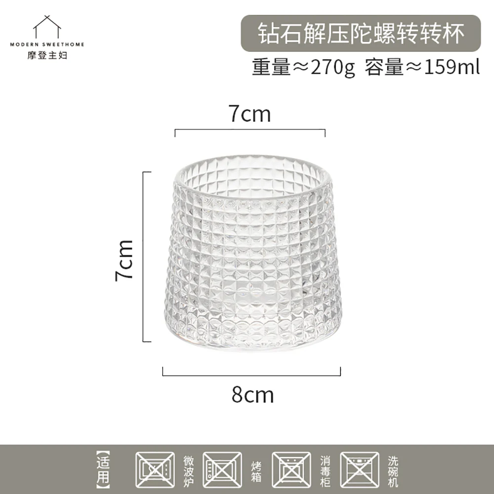Modern SweetHome Diamond Stress Relief Spinning Cup - Image 2