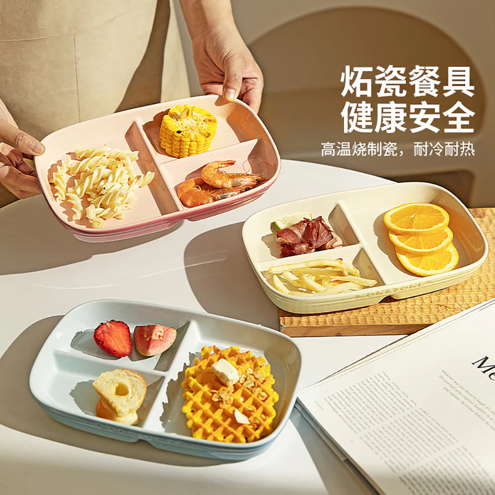 Modern SweetHome Divided Plate - Fresh Green - Image 3