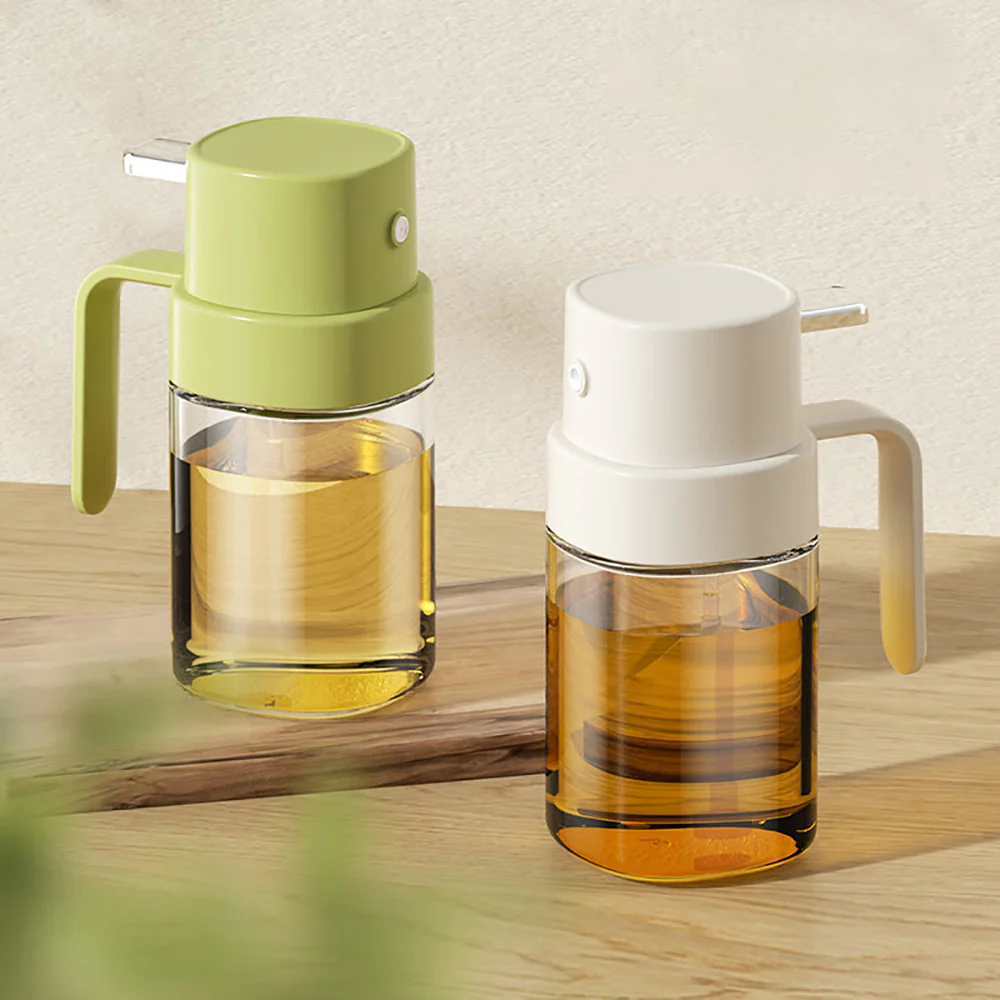 Modern SweetHome Glass Oil Sprayer - Grass Green, 200ml - Image 2