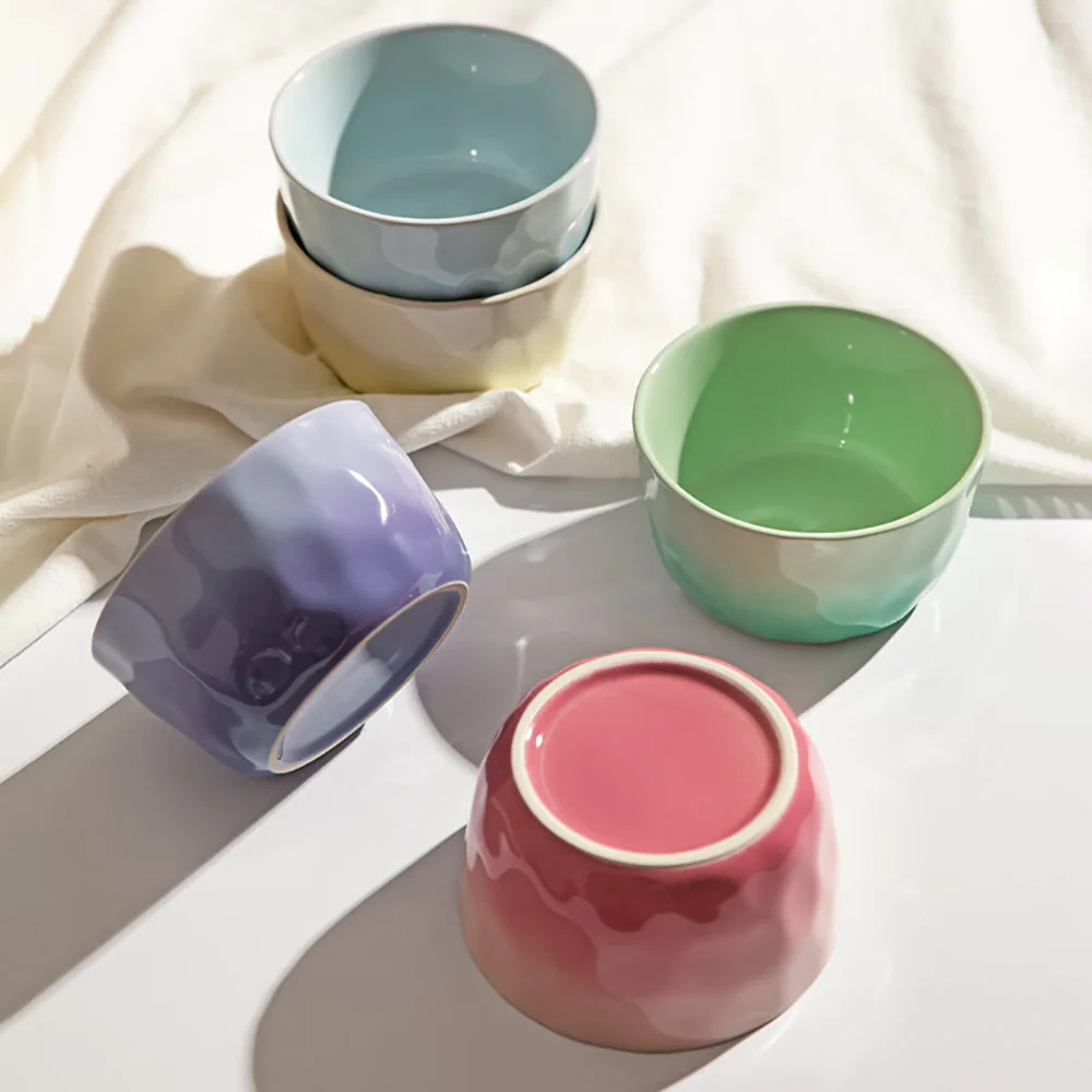 Modern SweetHome Gradient 5-Inch Yogurt Bowl - Blue - Image 3