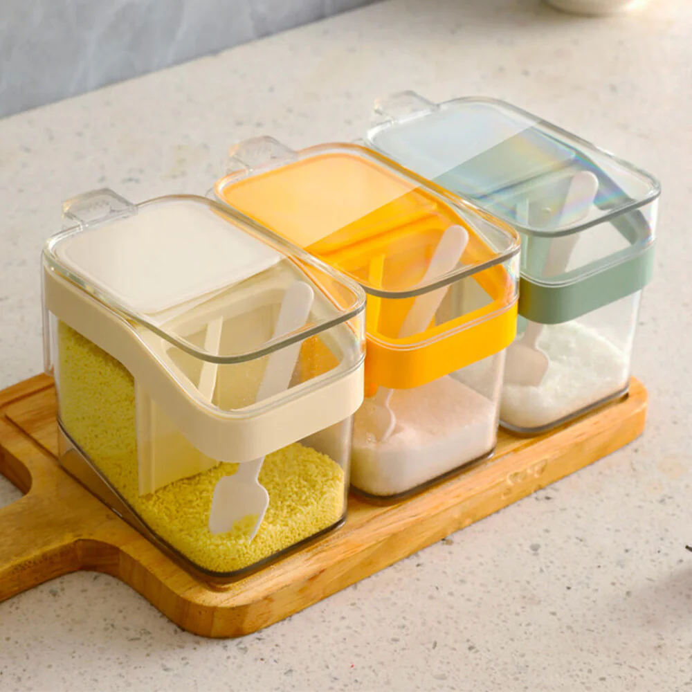 Modern Housewife Gravity Flow Sealed Spice Jar - Green
